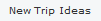 New Trip Ideas